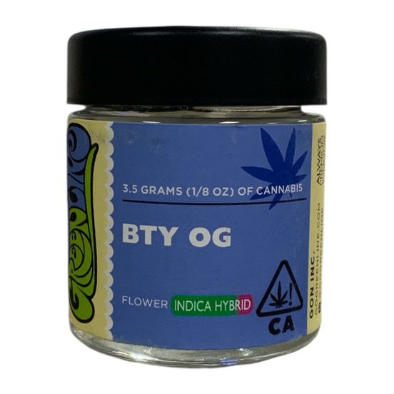 Photograph of product: Greenline - BTY OG 3.5g Flower - 