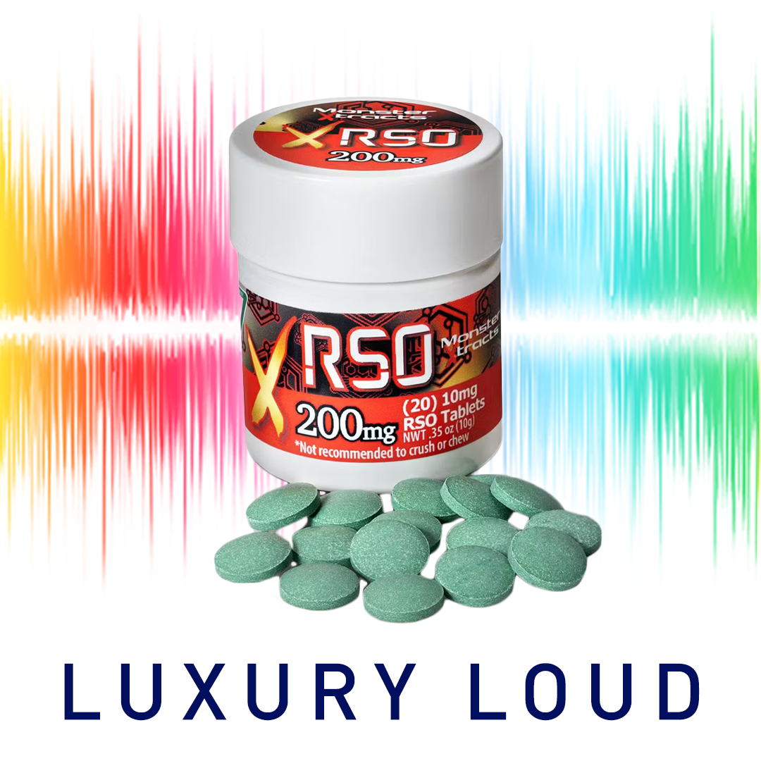 Photograph of product: RSO Tablets 200mg