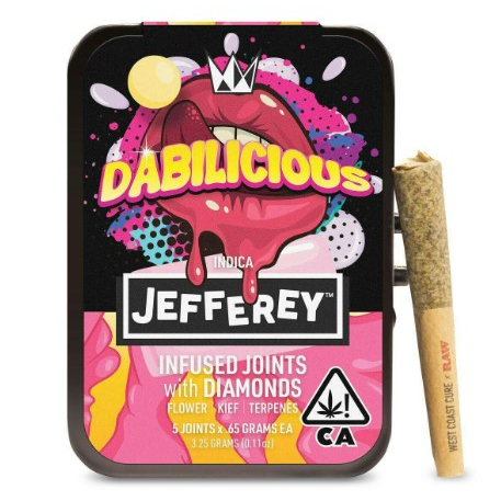 Photograph of product: DABILICIOUS -  .65G 5PK JEFFEREY INFUSED