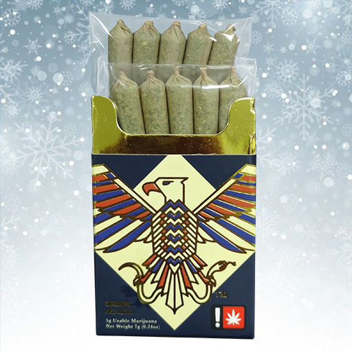 Photograph of product: Rebel Spirit - JEB 22% / PIX 25% - 0.5g 10pk Pre Roll