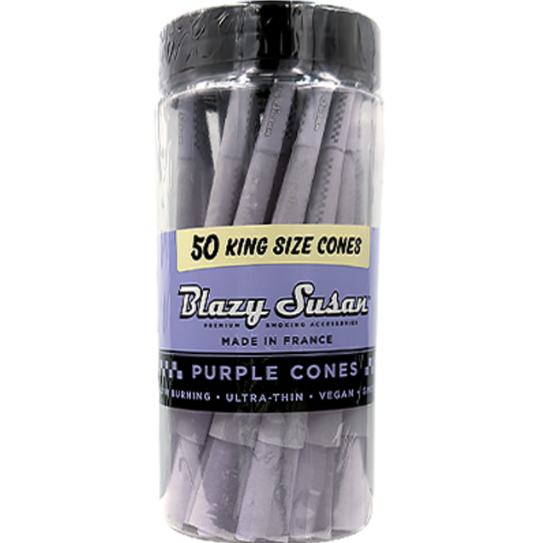 Photograph of product: Blazy Susan | Cone | Purple King Size | 50pk