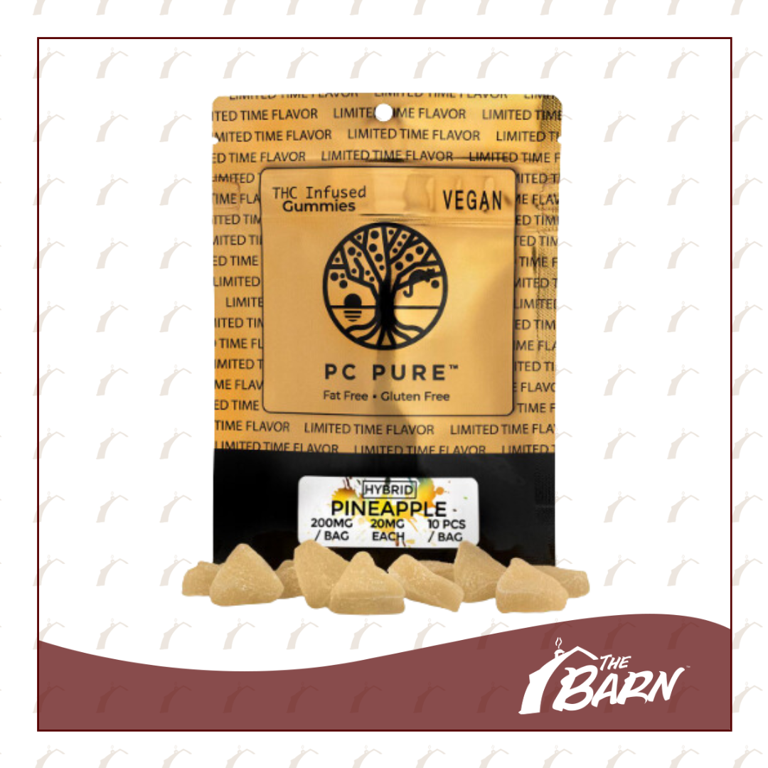 Photograph of product: PC Pure 200mg Gummies - (H) Pineapple - REC