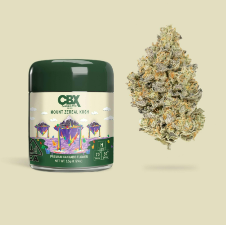 Photograph of product: MOUNT ZEREAL KUSH 3.5G FLOWER