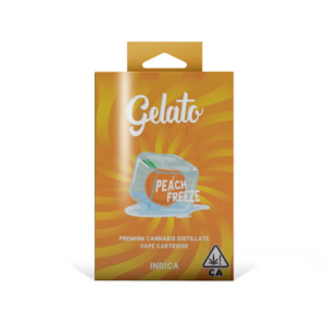 Photograph of product: Gelato | 1G 510 Cart | Peach Freeze