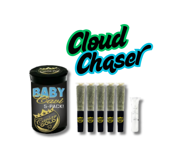 Photograph of product: CLOUD CHASER | BABY CAVI INFUSED PREROLLS 5PK