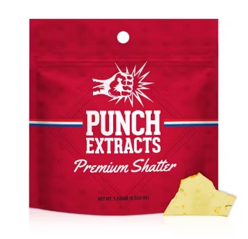 Photograph of product: Punch - Kush Rocks 1g Shatter