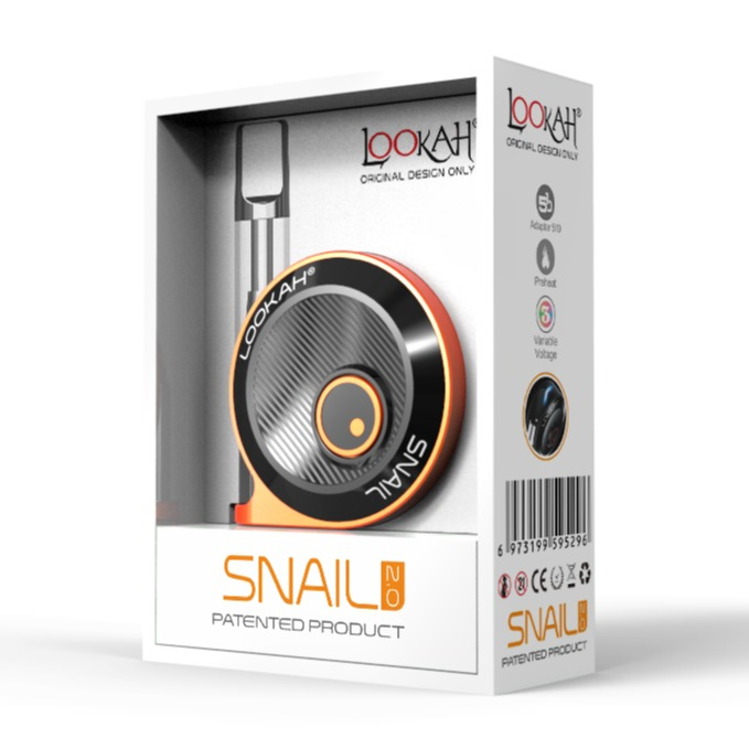 Photograph of product: S&A Battery Lookah Snail 350mAh - Orange