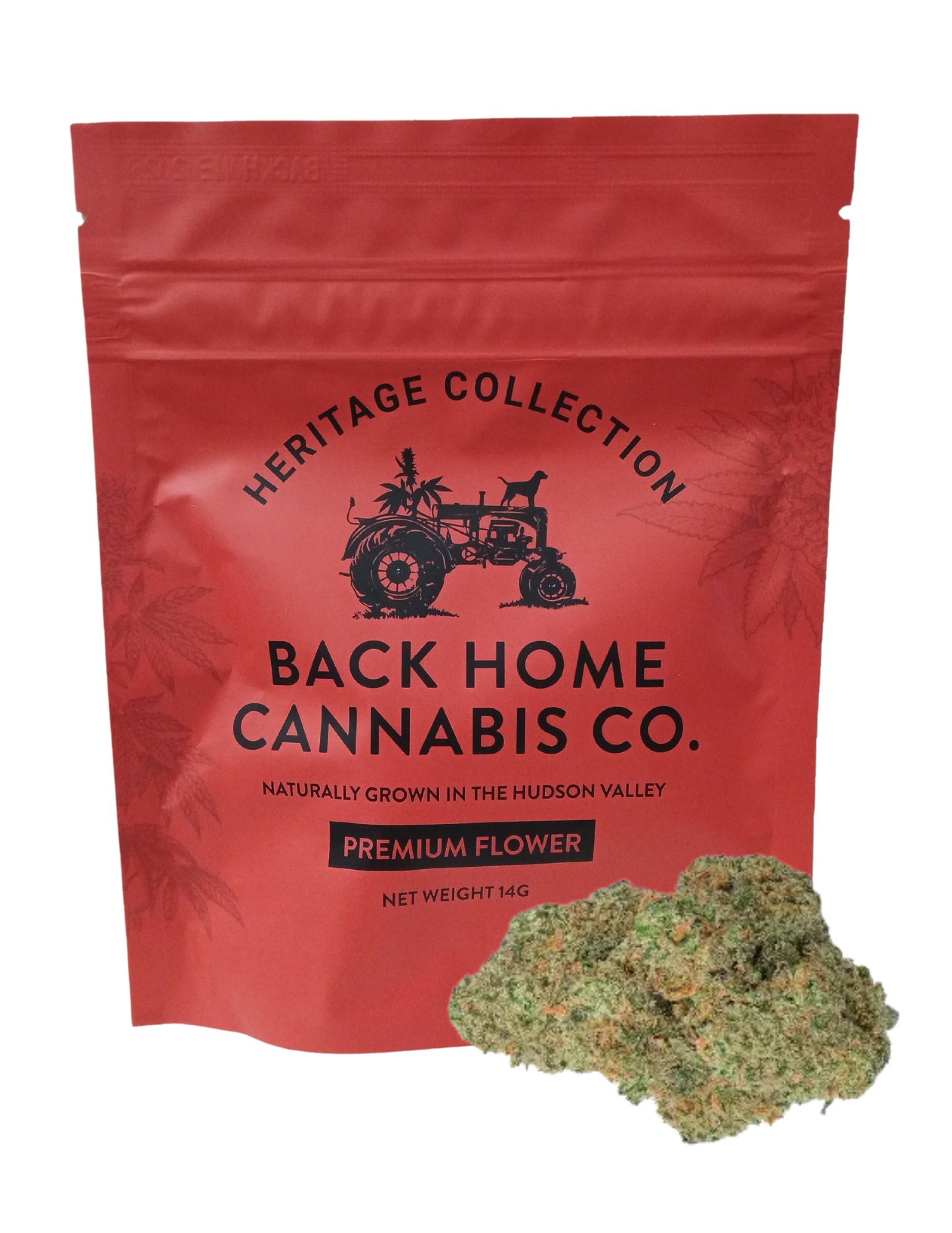 Photograph of product: Back Home Oui'd Co. | 14g Flower Bag | Jack Herer