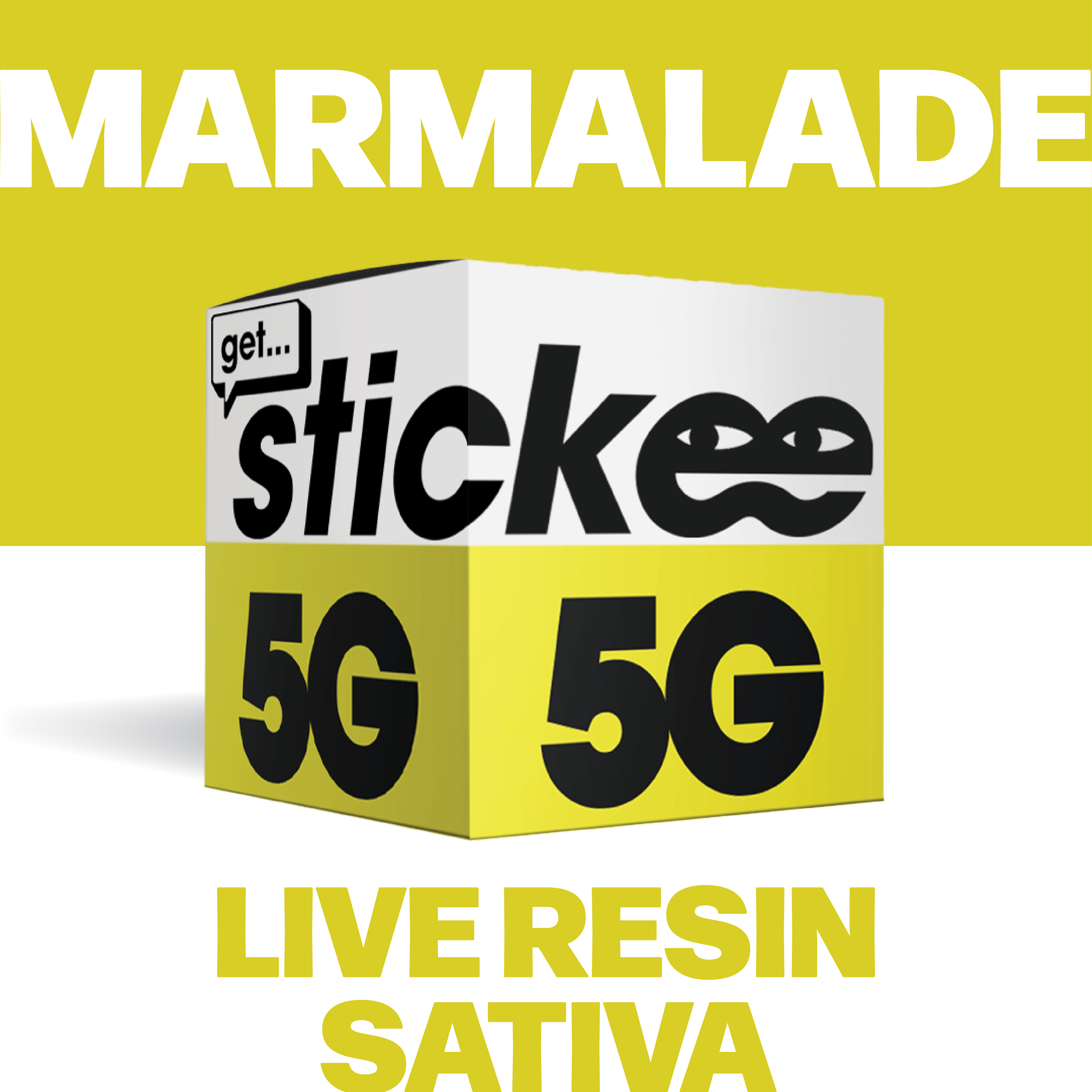 Photograph of product: STICKEE | Marmalade | 5G | Live Resin Concentrate