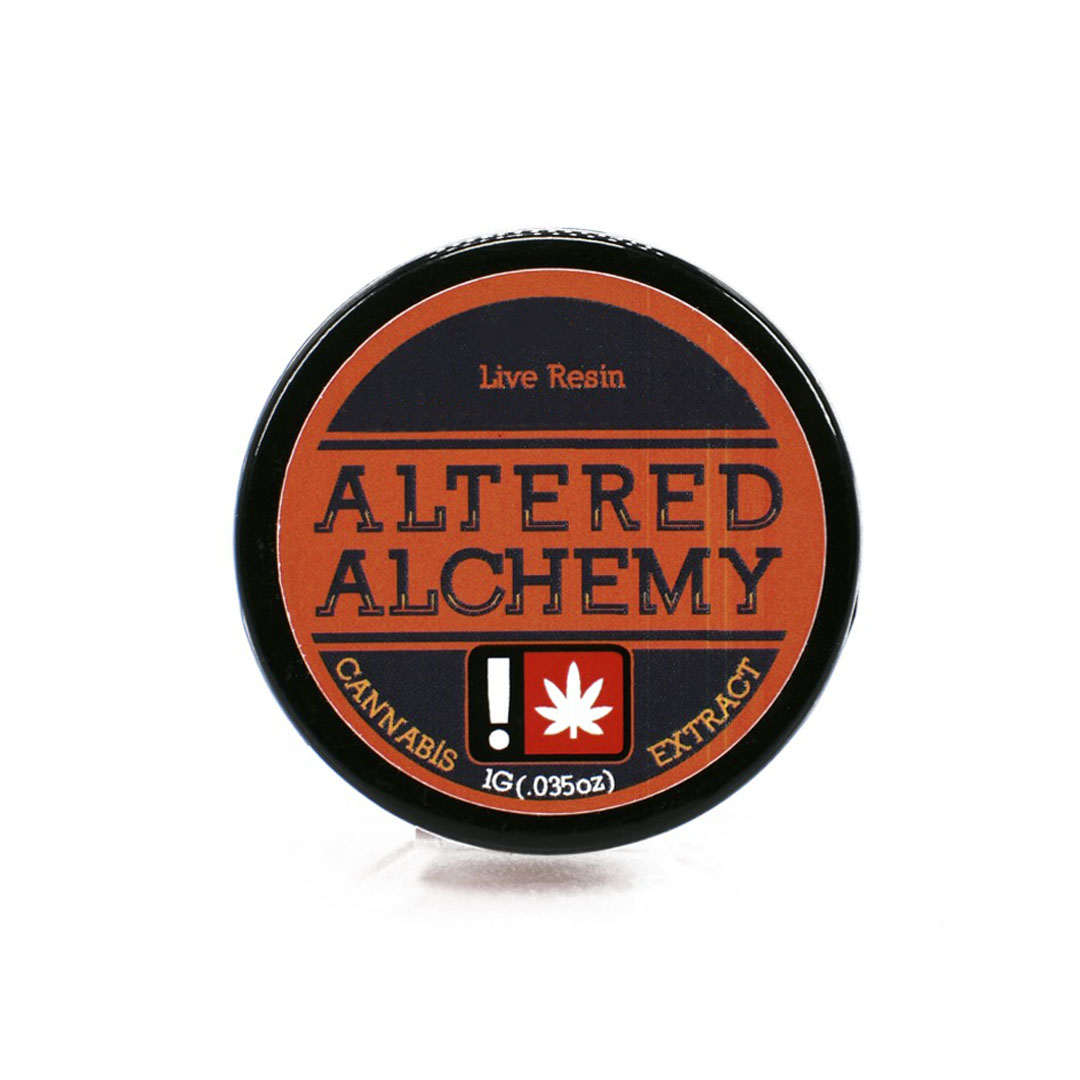 Photograph of product: Altered Alchemy 1g CARBON FIBER Live Resin