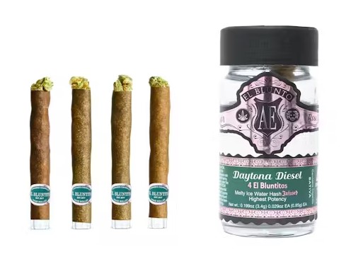Photograph of product: Bluntitos | Daytona Diesel | au chocolat Infused | .85g Blunts | 4-Pack (TAX INCLUDED)