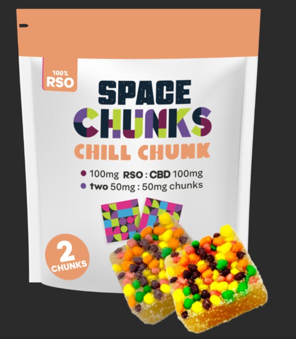 Photograph of product: Chill Chunk 1:1 Gummies - 2 Pack