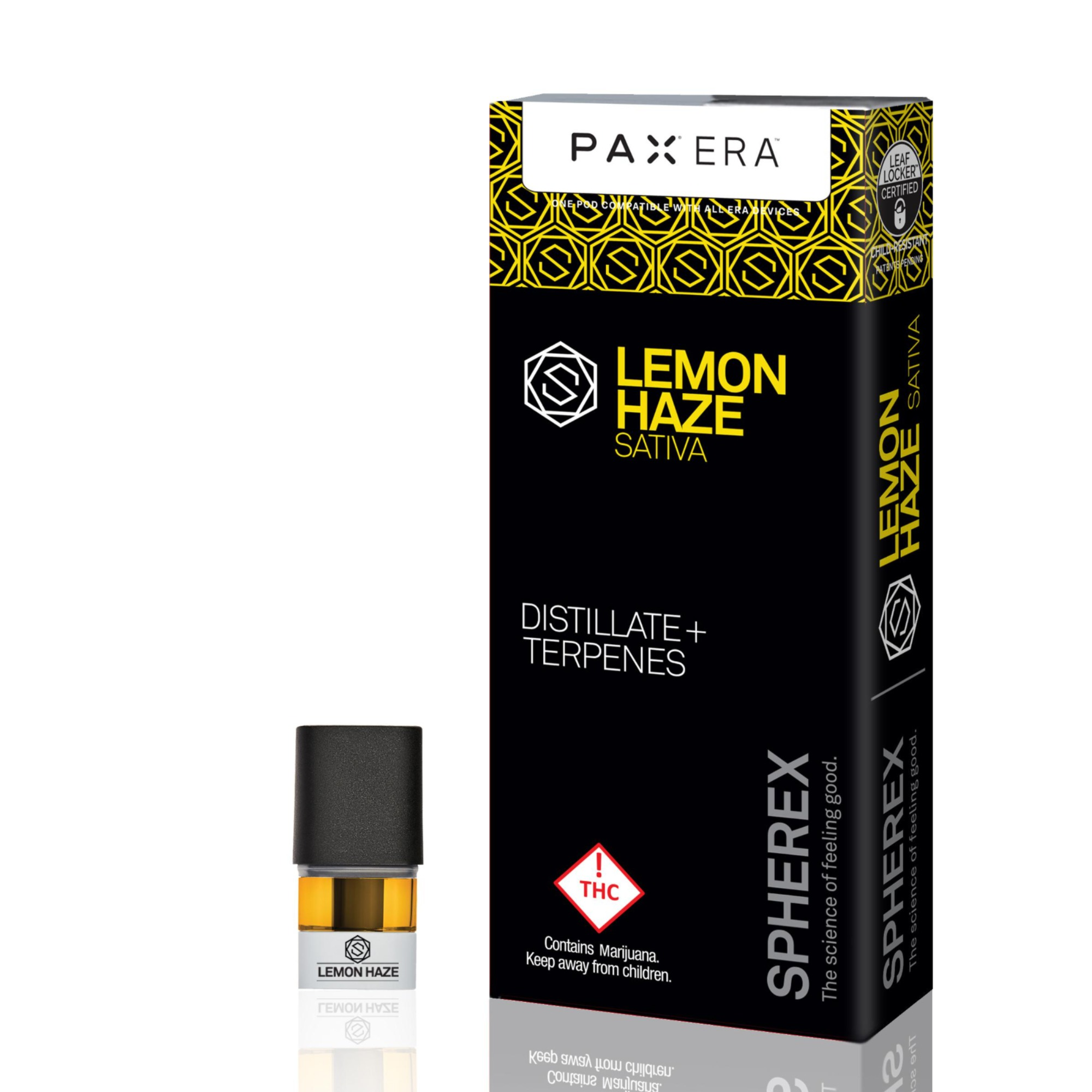 Photograph of product: Spherex Pax Pod 1000mg: Lemon Haze