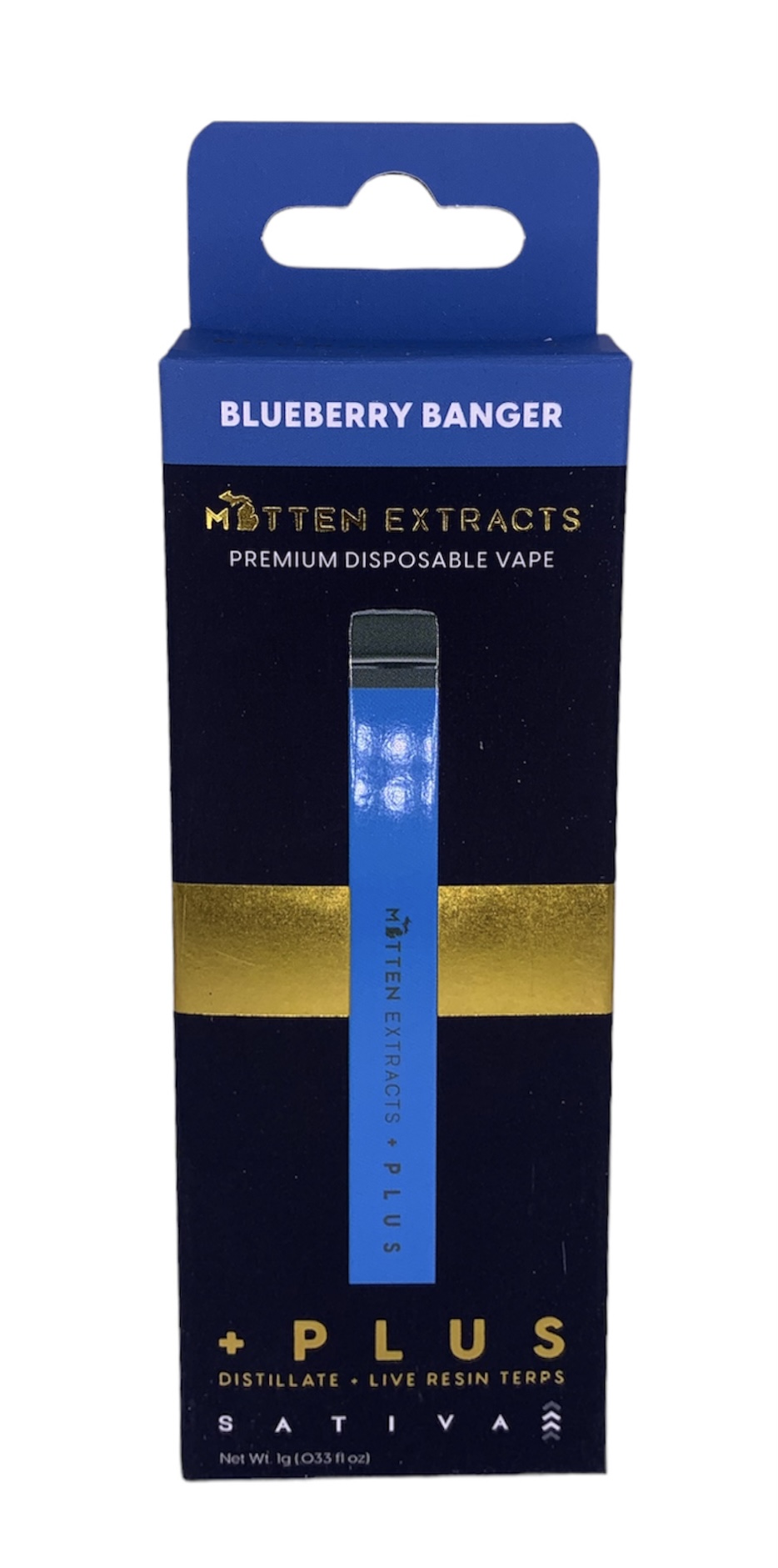 Photograph of product: Blueberry Banger +Plus Disposable