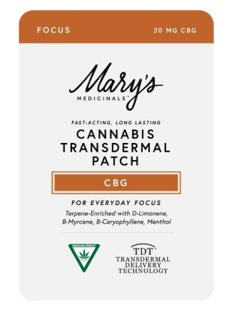 Photograph of product: Focus | Transdermal Patch 20mg Cbg