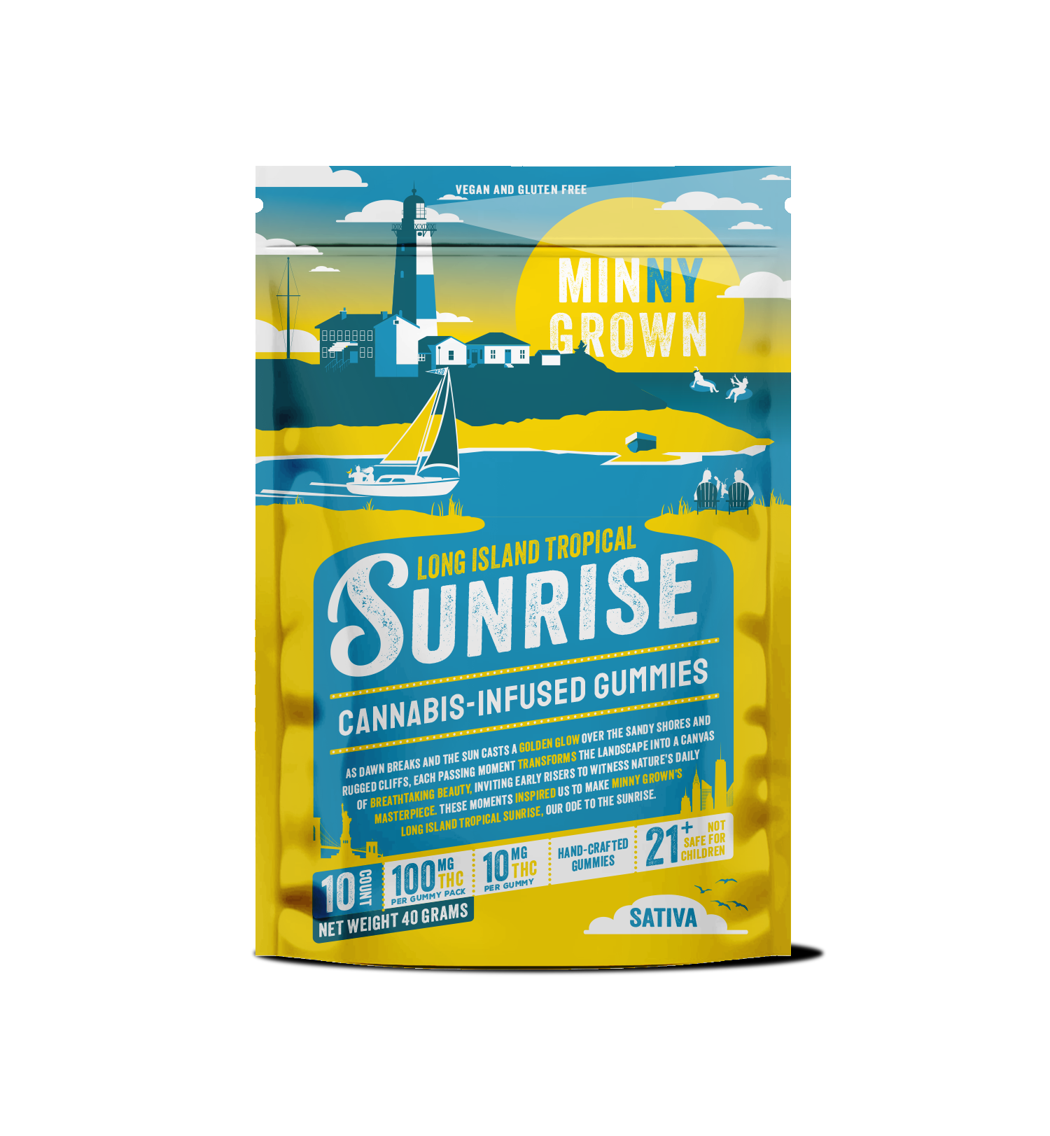 Photograph of Product: MINNY Grown | Long Island Tropical | Sunrise | 100mg