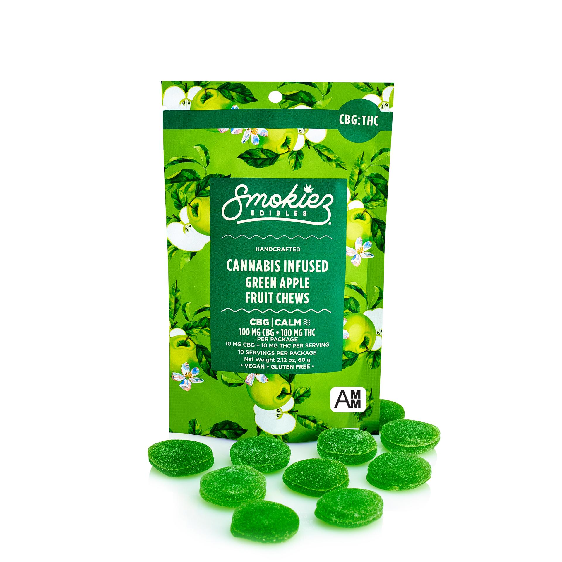 Photograph of product: 1:1 Sweet Green Apple Gummies
