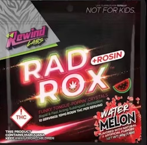 Photograph of product: Rad Rosin Rox 100mg - Watermelon