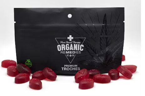 Photograph of product: Elderberry Comfort Nano Troches 5mg TH-oui: 5mg CBG 15pk (75mg TH-oui:75mg CBG)