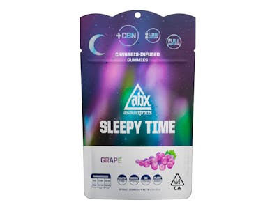 Photograph of product: ABX | Sleepy Time Gummies | Grape | 5mg TH-oui : 2.5mg CBN