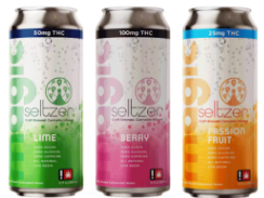 Photograph of product: Magic Number | Seltzer | 100mg | Lime