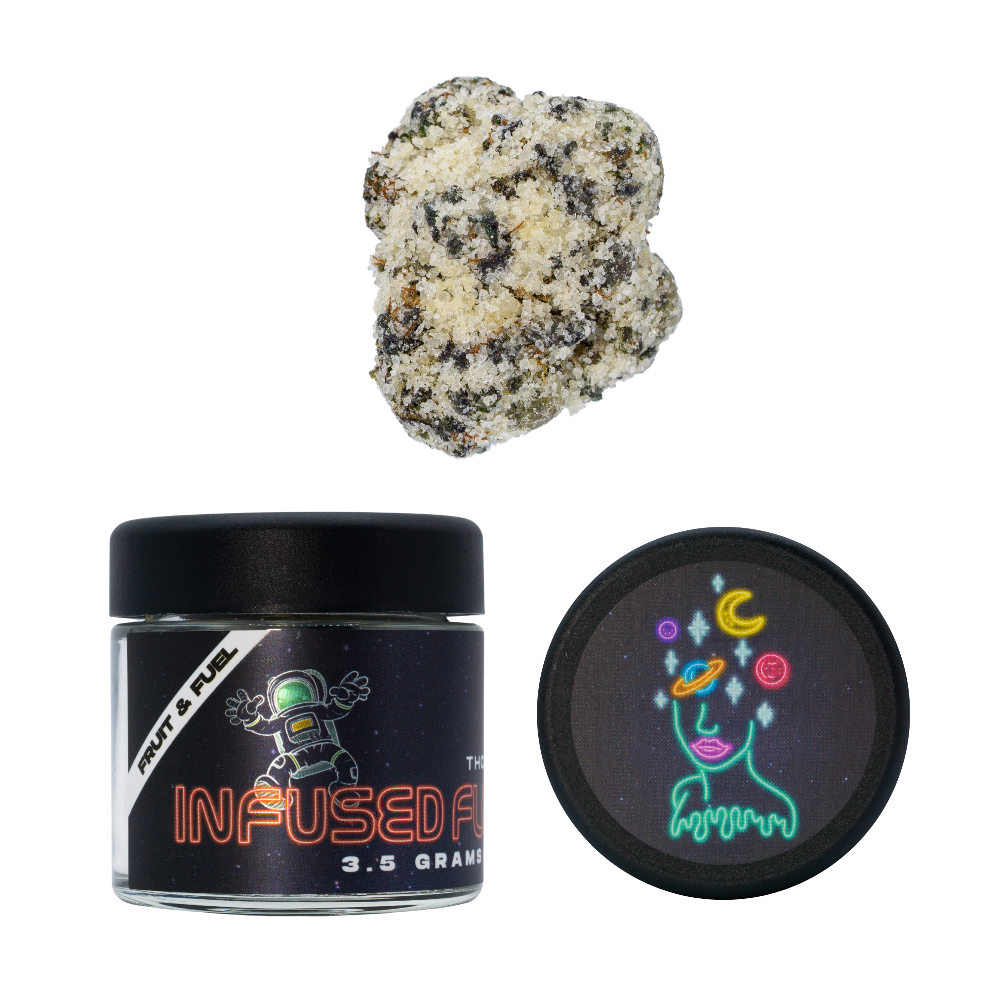 Photograph of product: Fruit & Fuel - Frosted Flower - Runtz (3.5g)