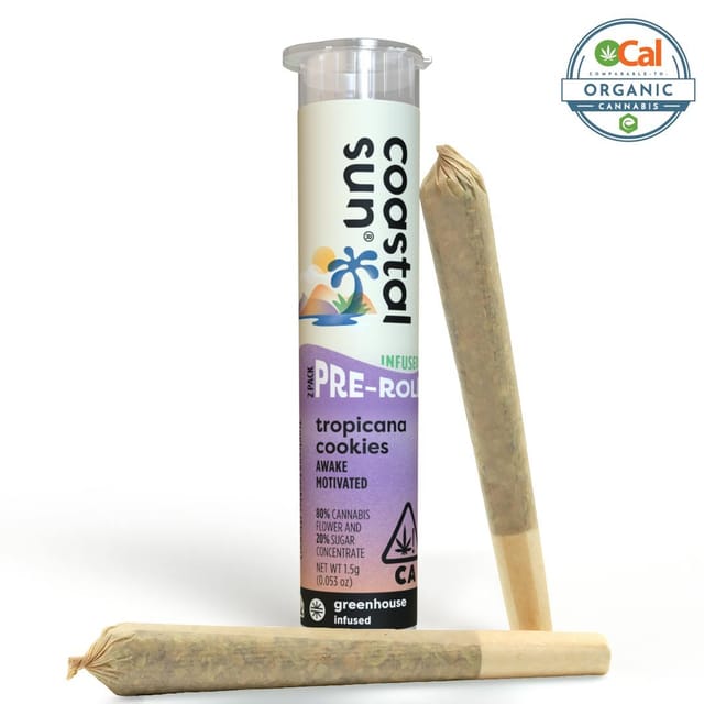 Photograph of product: Tropicana Cookies | 2pk Infused Prerolls - 