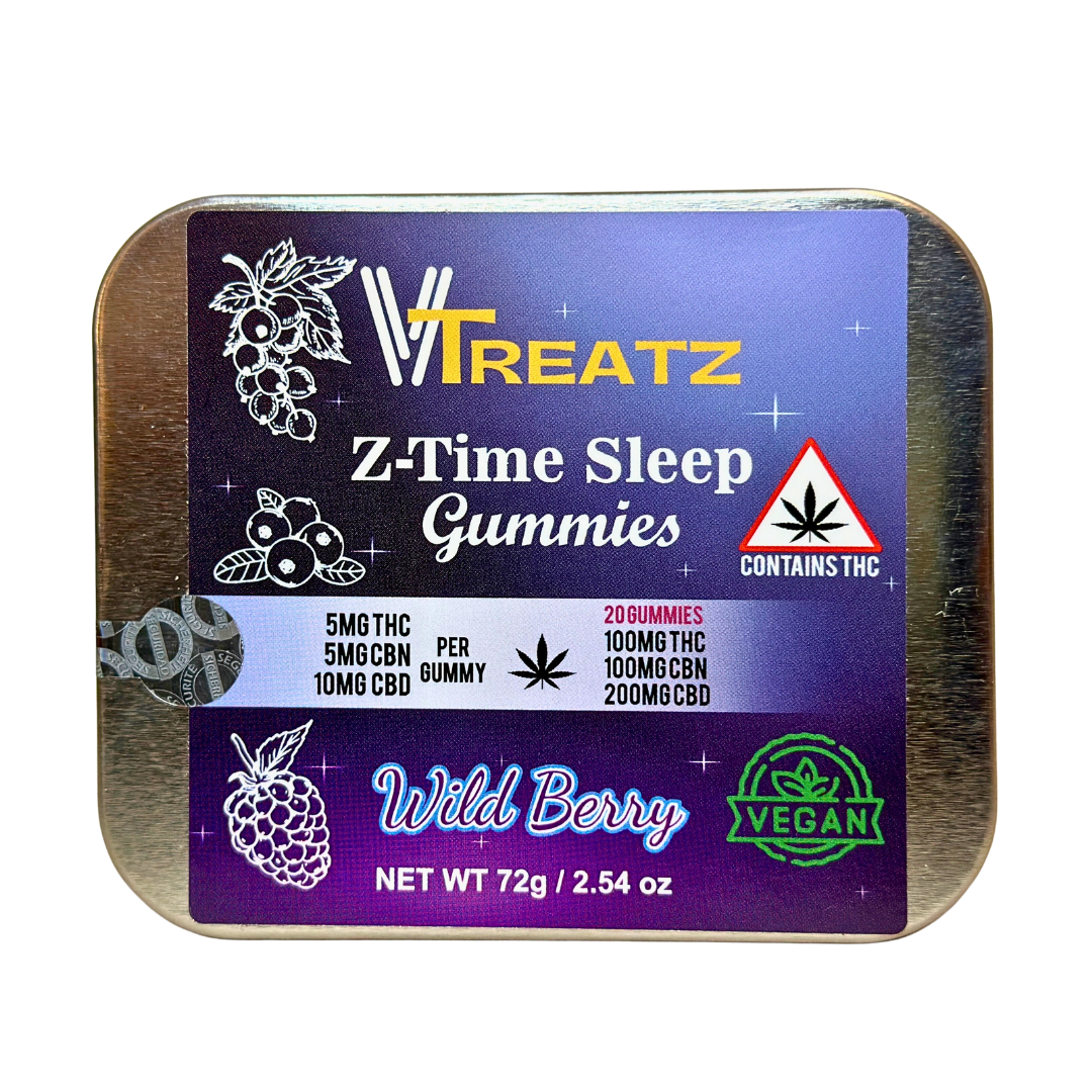 Photograph of Product: ZTime Sleep - 5MG THC | 20PK Wild Berry Gummies