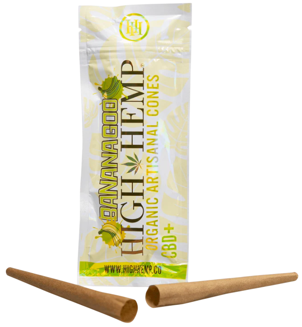 Photograph of product: BananaGoo Hemp Cone - 2 Pack