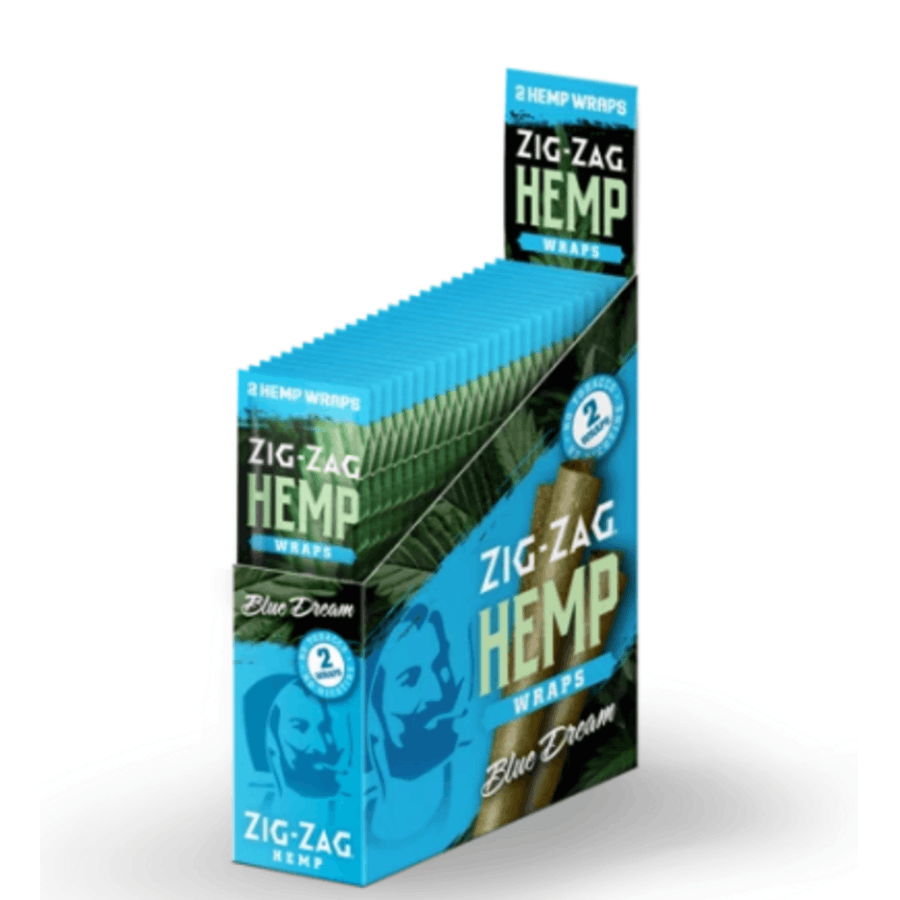 Photograph of product: ZIG ZAG - HEMP WRAPS BLUE DREAM