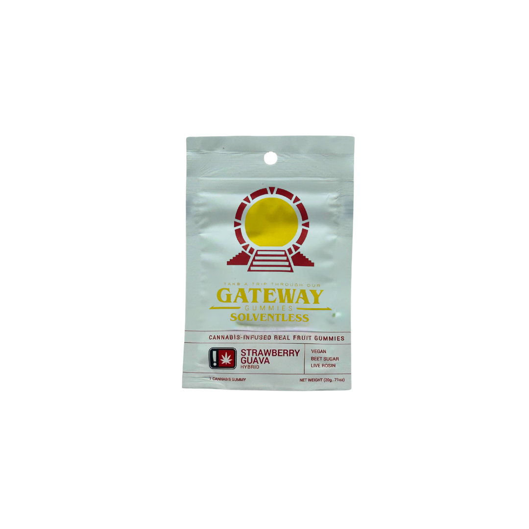 Photograph of product: Strawberry Guava Live Rosin Gummy Single Hybrid 100MG