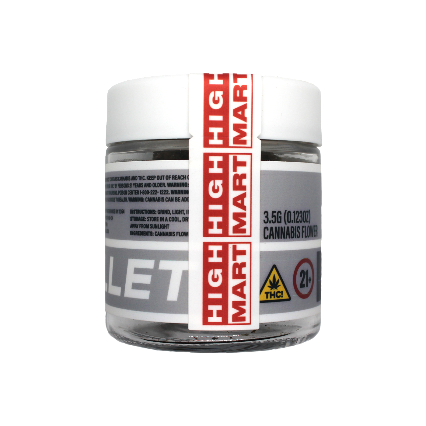 Photograph of product: High Mart | Silver Bullet | Flower | 3.5g