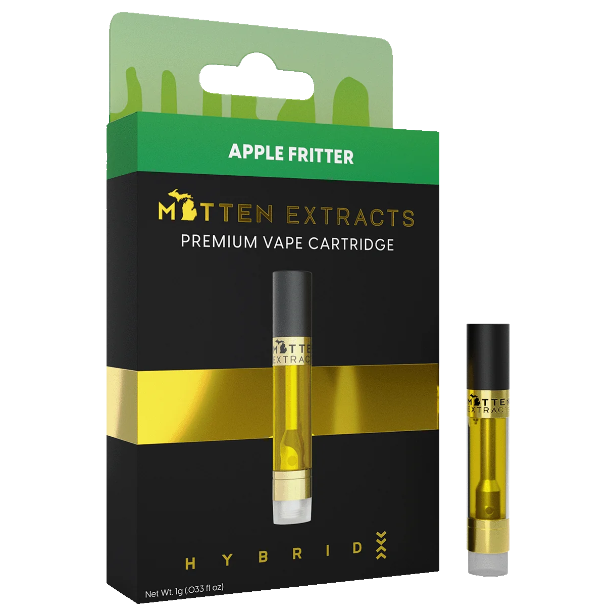 Photograph of product: Mitten Extracts Apple Fritter Cartridge Rec
