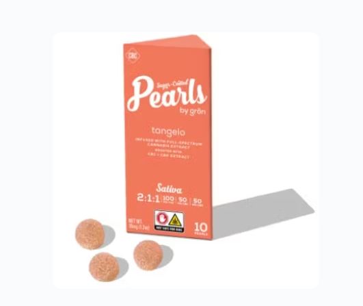 Photograph of product: 2:1:1 Tangelo Pearls | 100mg