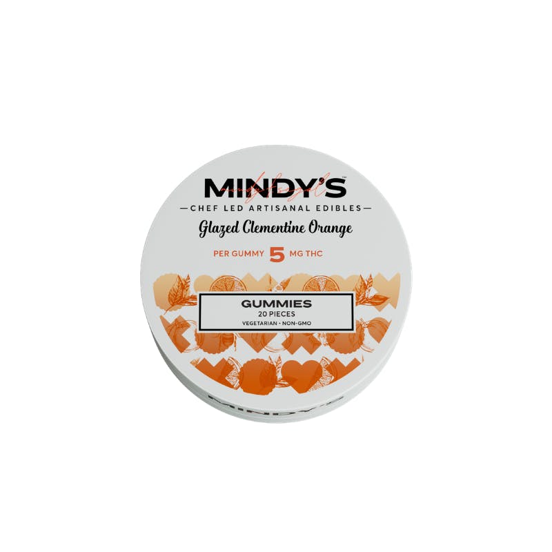 Photograph of product: Mindy's | Glazed Clementine Orange Gummies 20pc | 100mg