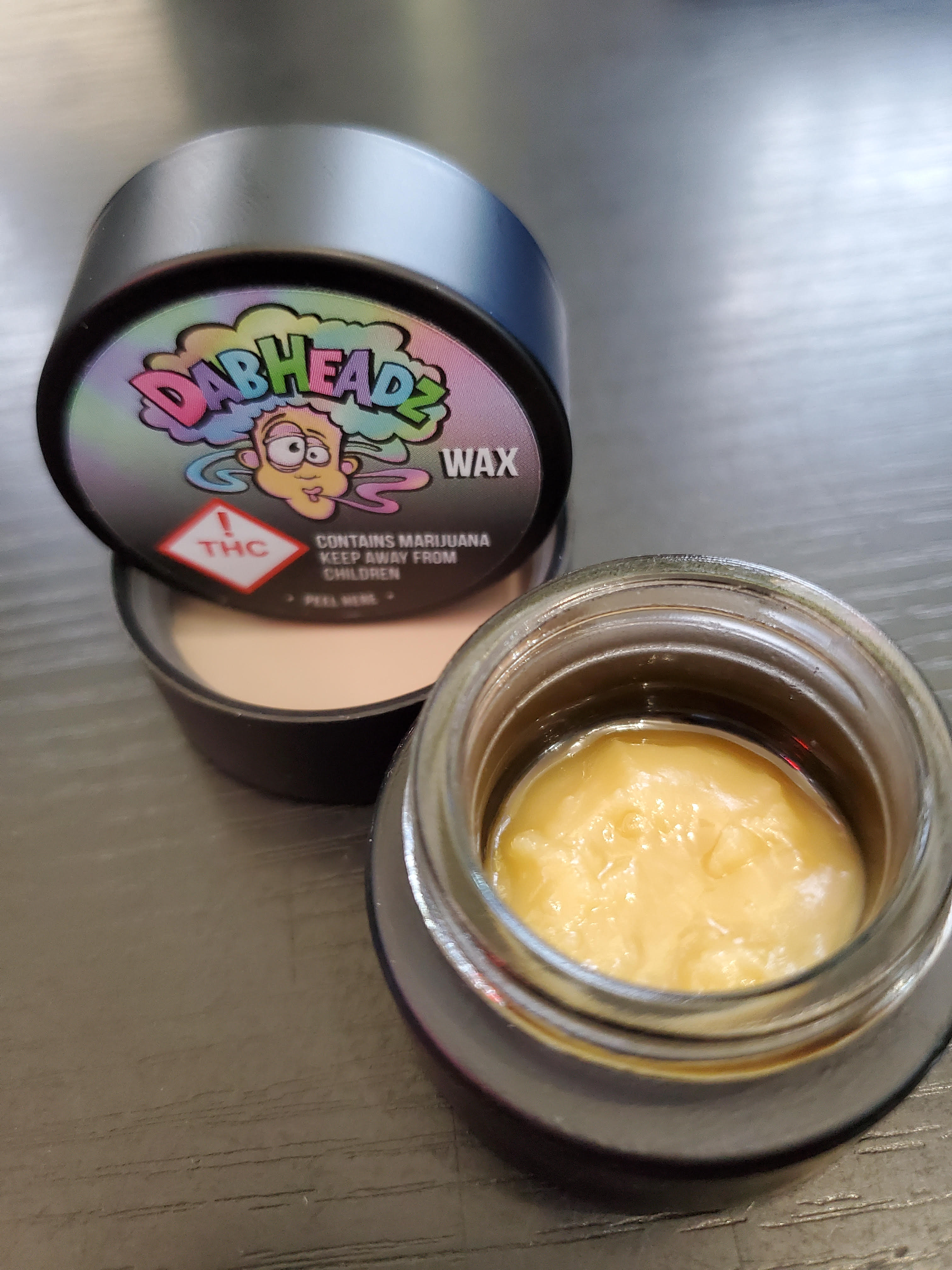Photograph of product: Dab Headz - Cotton Candy Cherries (I/H) - 4g Wax Bucket