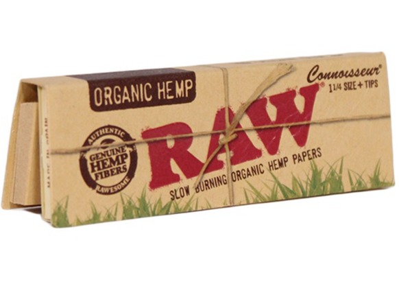 Photograph of product: RAW | 1.25 Organic Connoisseur Rolling Paper - 50Pc