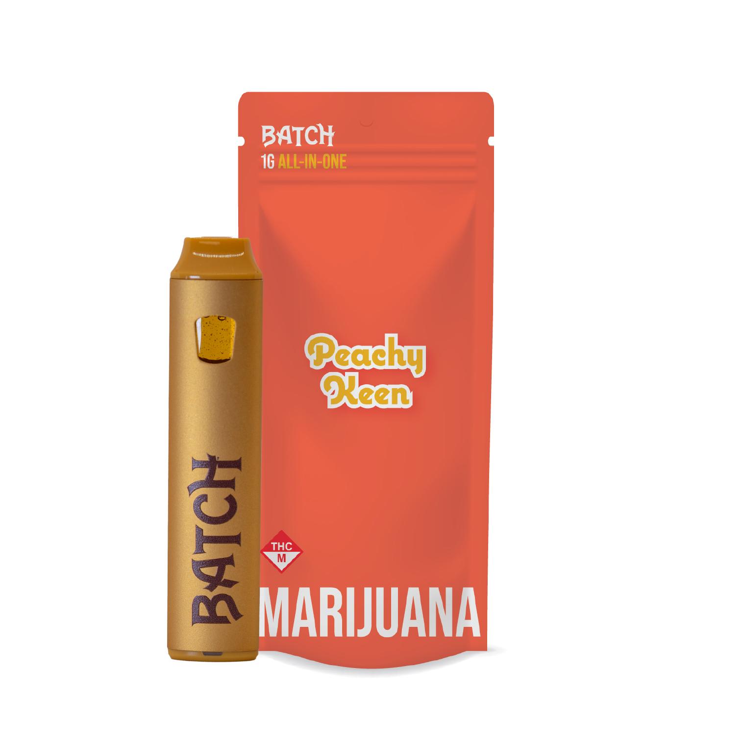 Photograph of Product: Peachy Keen | 1g | Vape Cart | Batch