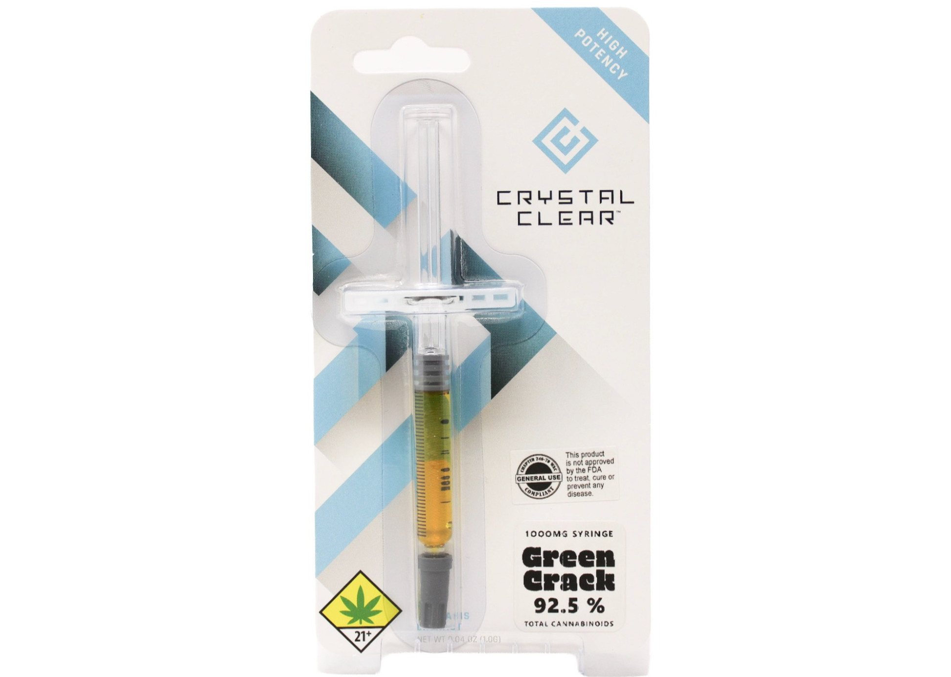 Photograph of product: NWCS Green Crack Distillate Syringe 44861