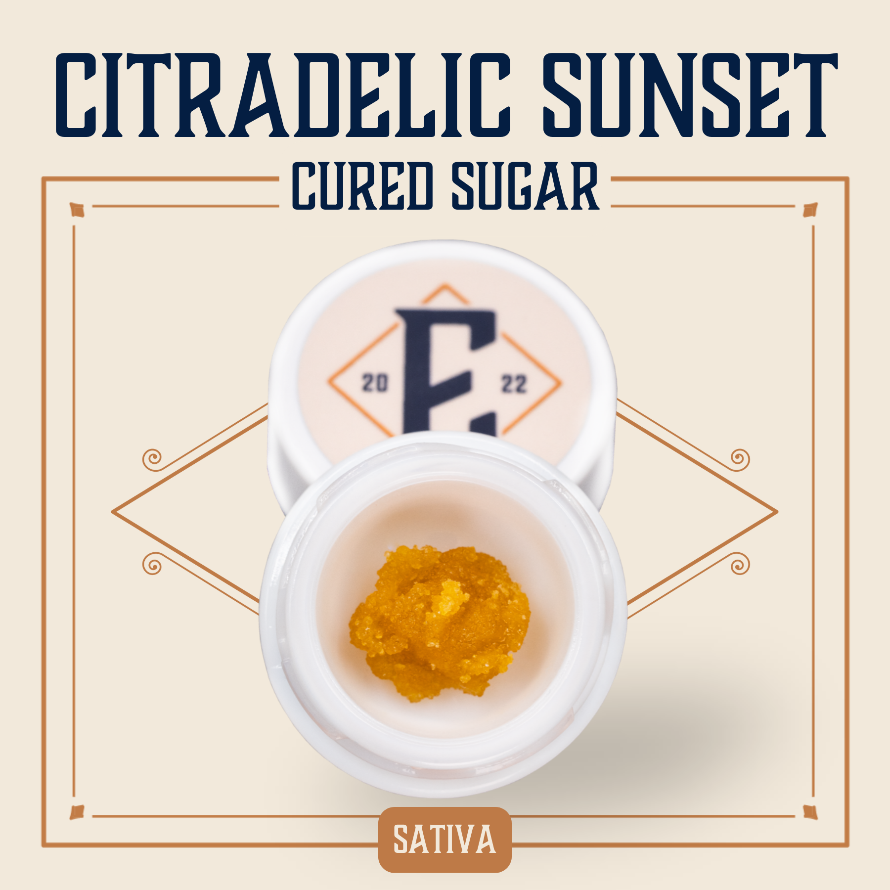 Photograph of product: Citradelic Sunset Cured Sugar