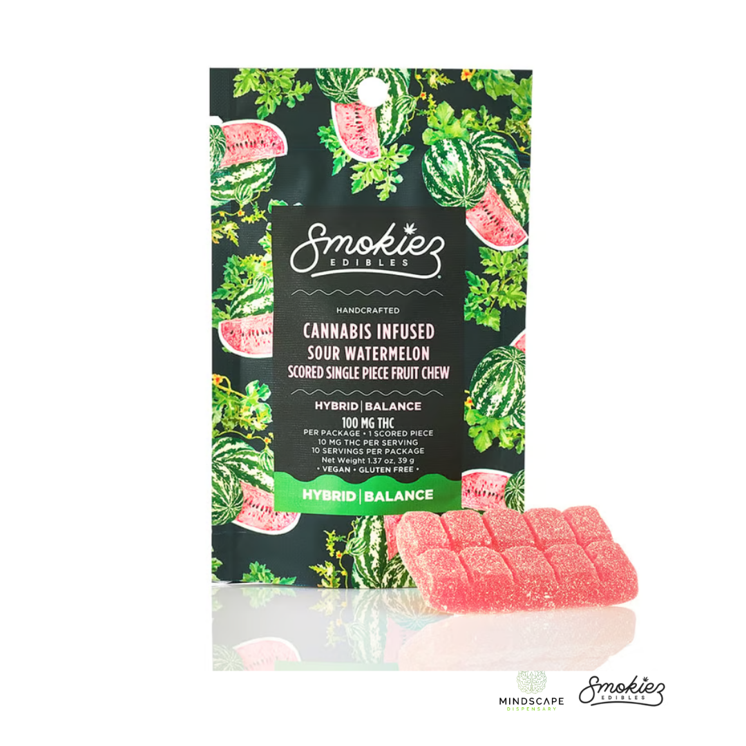 Photograph of product: Smokiez Sour Watermelon Hybrid 100mg