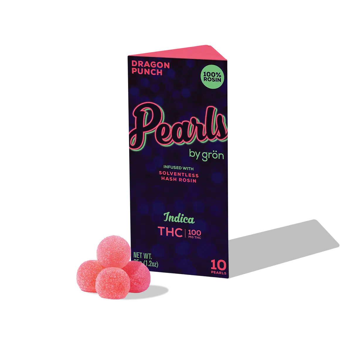 Photograph of product: Dragon Punch | Rosin Pearls | 10pk | 100mg