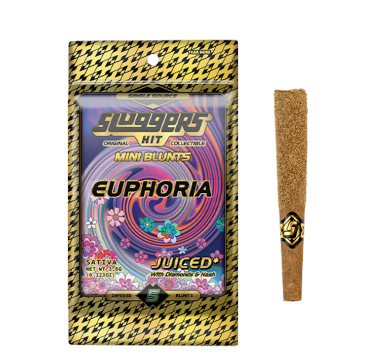 Photograph of product: EUPHORIA 3.5G 5 PACK MINI BLUNTS