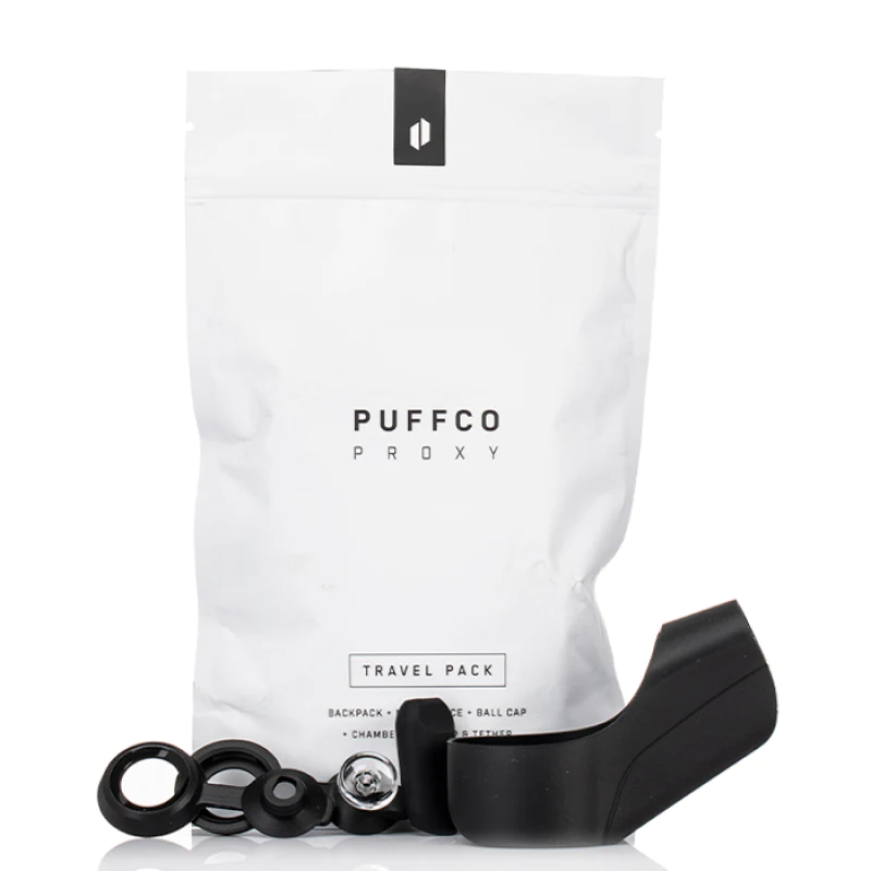 Photograph of product: Puffco Proxy Travel Pack and Ball Cap - Black