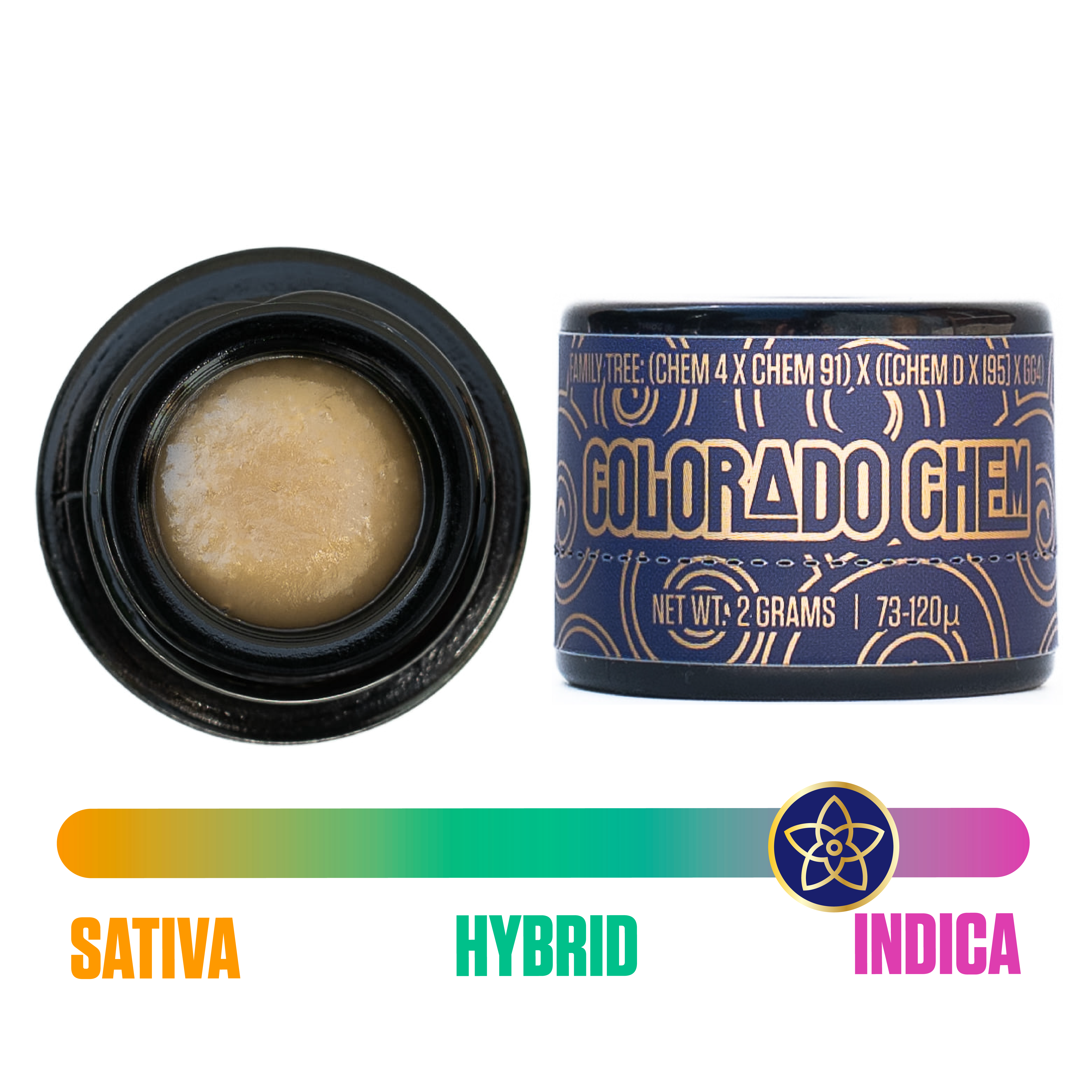 Photograph of product: The Flower Collective - Colorado Chem (I) - 2g Select Cold Cured Rosin