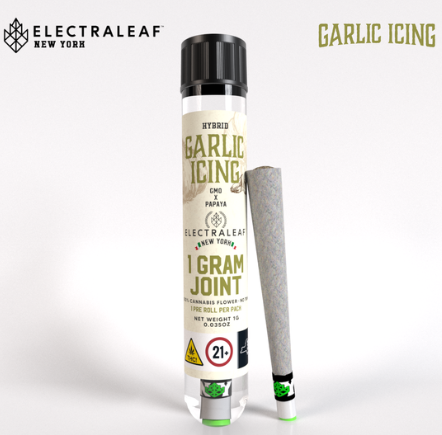 Photograph of product: Garlic Icing | 1g Pre-roll Indoor