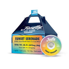 Photograph of product: JAUNTY | SUNSET SERENADE | 1 GRAM LIVE ROSIN BADDER