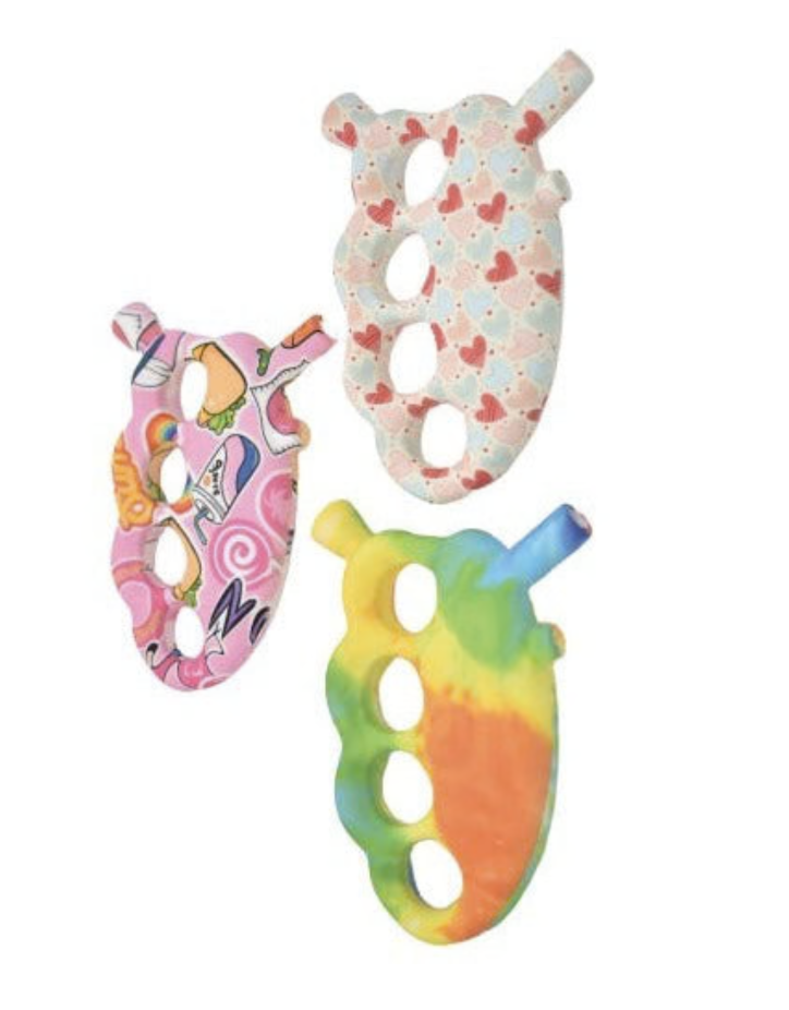 Photograph of product: Silicone 5" Knuckle Bubbler