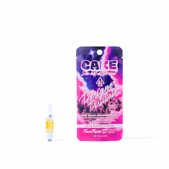 Photograph of product: Cake | Jack Diesel - 1g - Oui'd - Cartridge