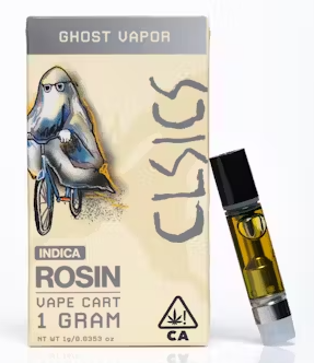 Photograph of product: Ghost Vapor Live Rosin Cartridge [I]